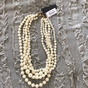 J. Crew faux pearl necklace